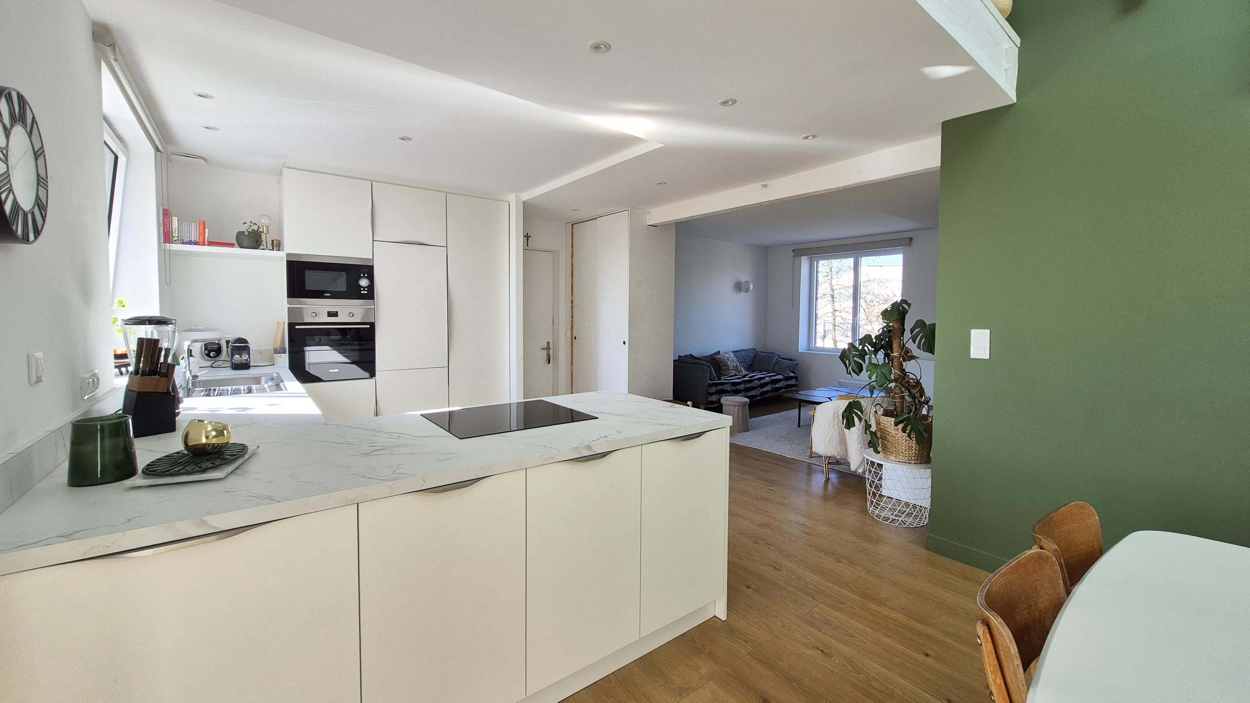 Cuisine vue sejour — Appartement, Lambersart, Lambersart