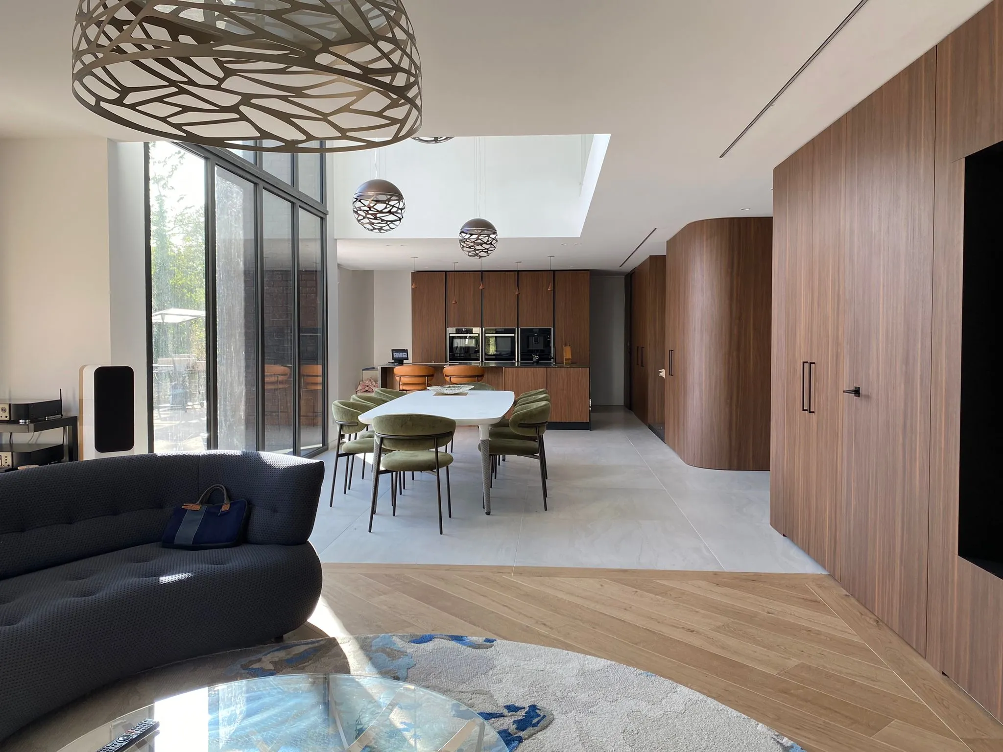 Vue ensemble sejour depuis mezzanine — Maison neuve, les Weppes, Les Weppes