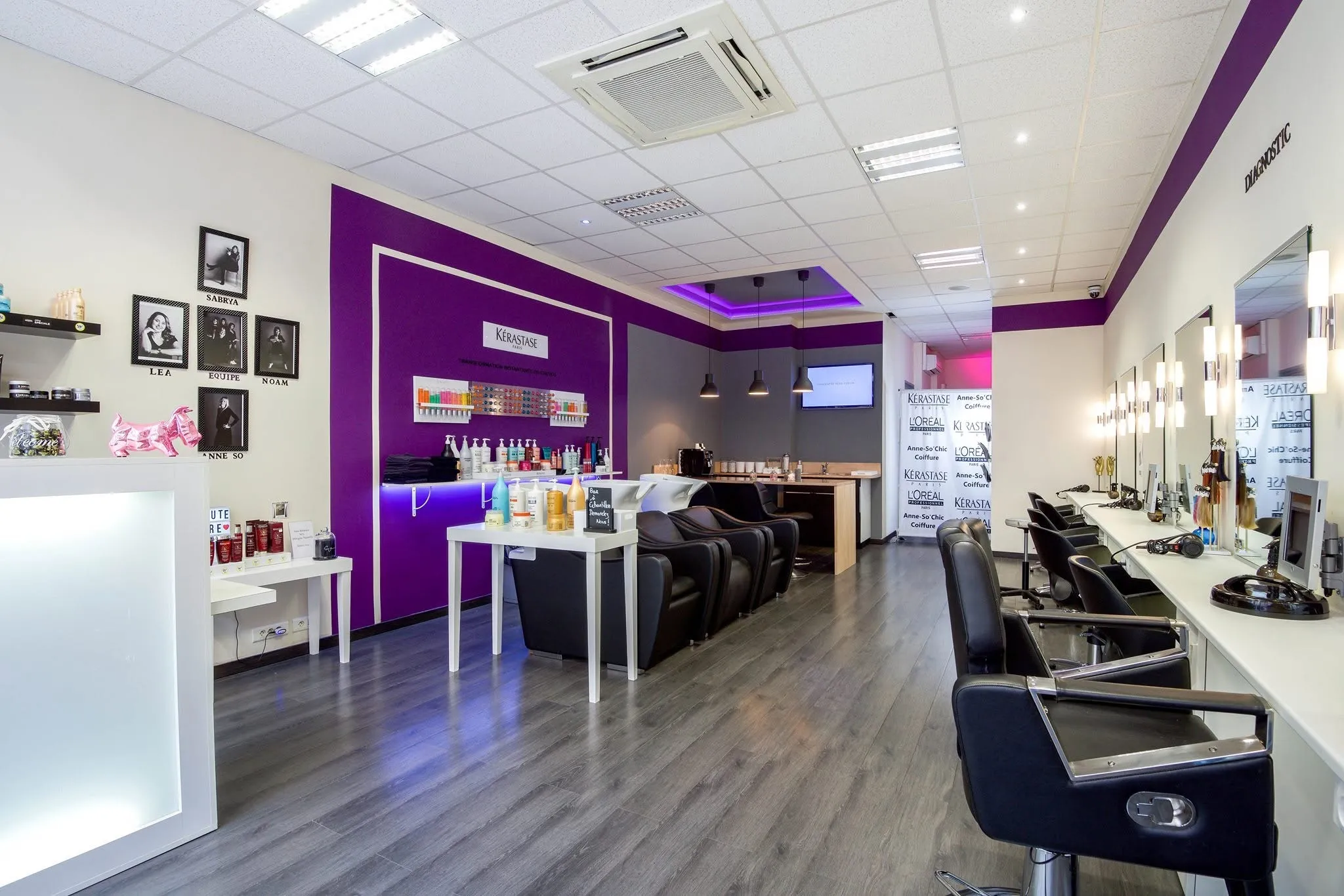 Avant travaux : Ancien agencement — Salon de coiffure, Lille centre, Lille centre