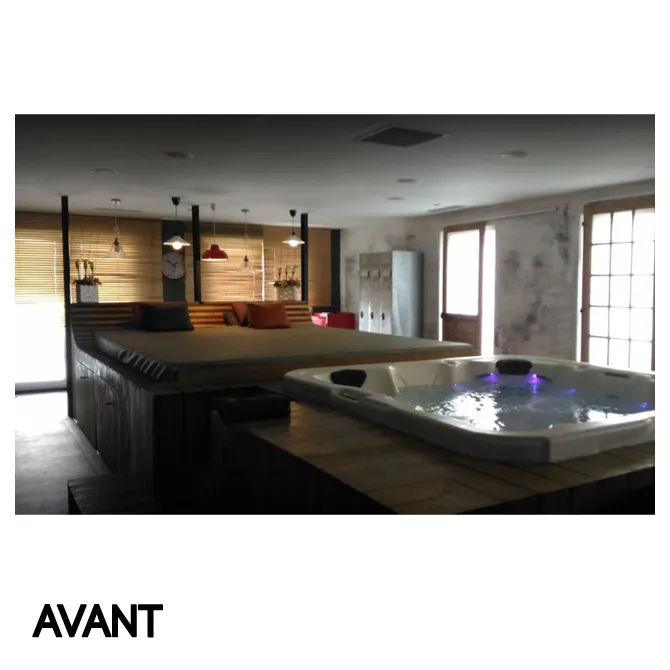 Avant travaux : Ancien bassin noir — Institut de beauté et spa, Marquette-lez-Lille