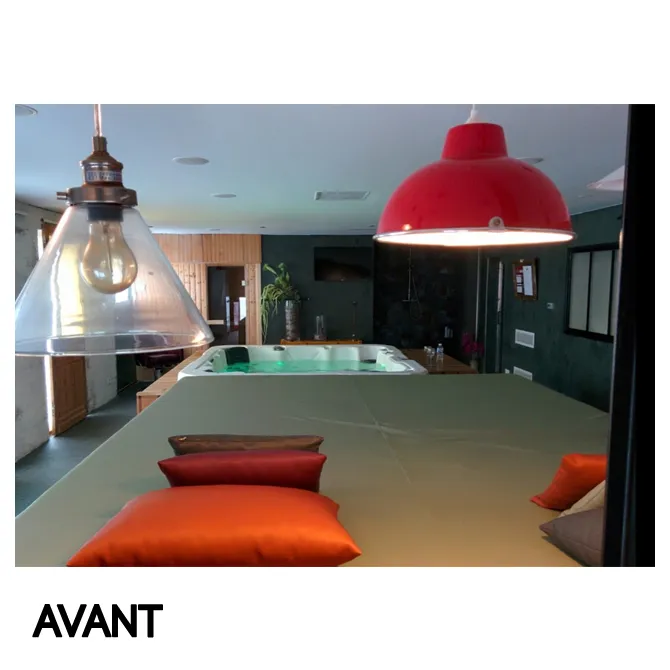 Avant travaux : Etat anterieur bassin — Institut de beauté et spa, Marquette-lez-Lille