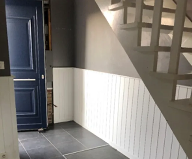 Avant travaux : Rehabilitation entree escalier — Maison 1950, Saint-Maurice, Saint-Maurice