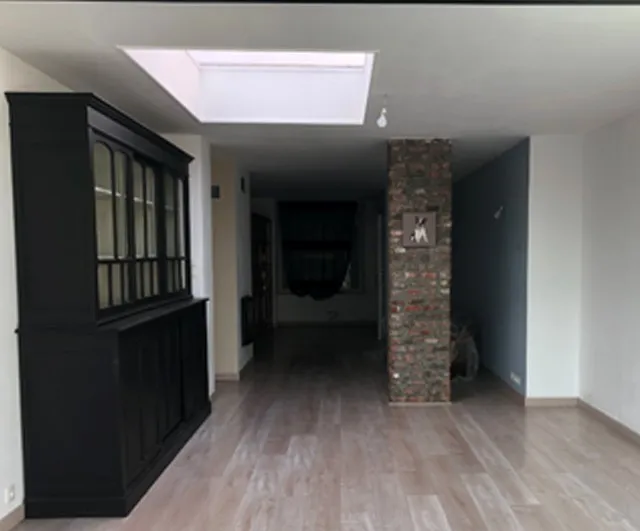 Avant travaux : Rehabilitation salon vue degagee — Maison 1950, Saint-Maurice, Saint-Maurice