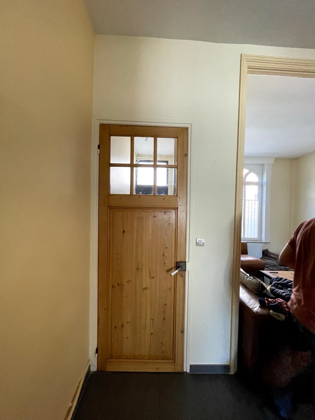 Avant travaux : Porte interieure couloir — Maison 1930, Lambersart, Lambersart