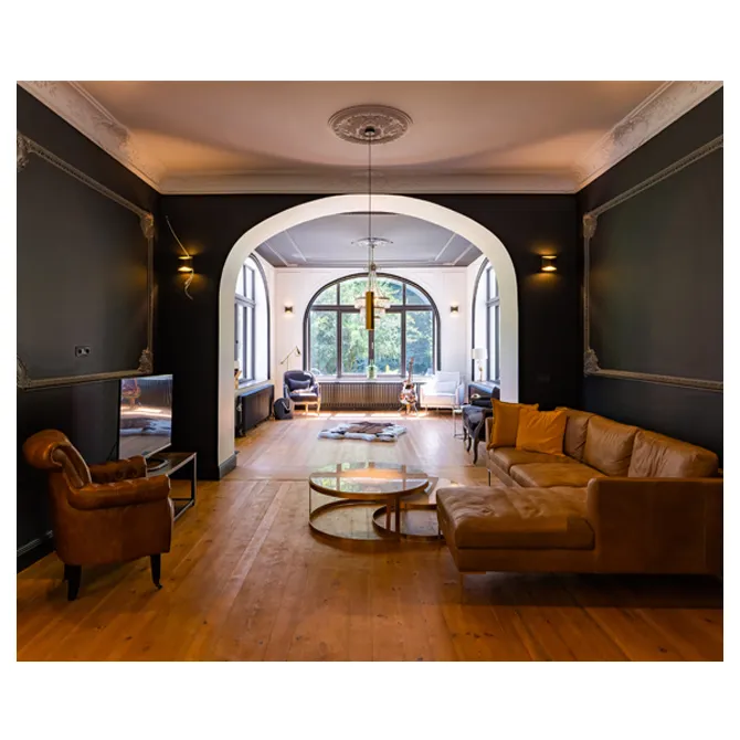 Manoir salon vue jardin — Manoir entre Lille et Namur, Lille / Namur