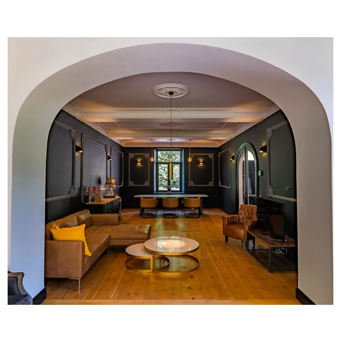Manoir vue salon salle a manger — Manoir entre Lille et Namur