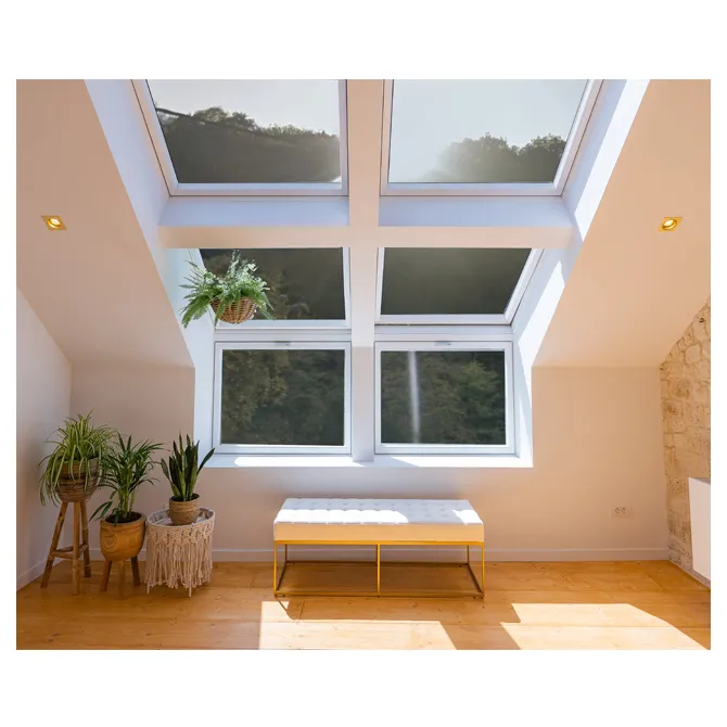 Manoirdetail ouverture charpente velux de toit vue — Manoir entre Lille et Namur, Lille / Namur