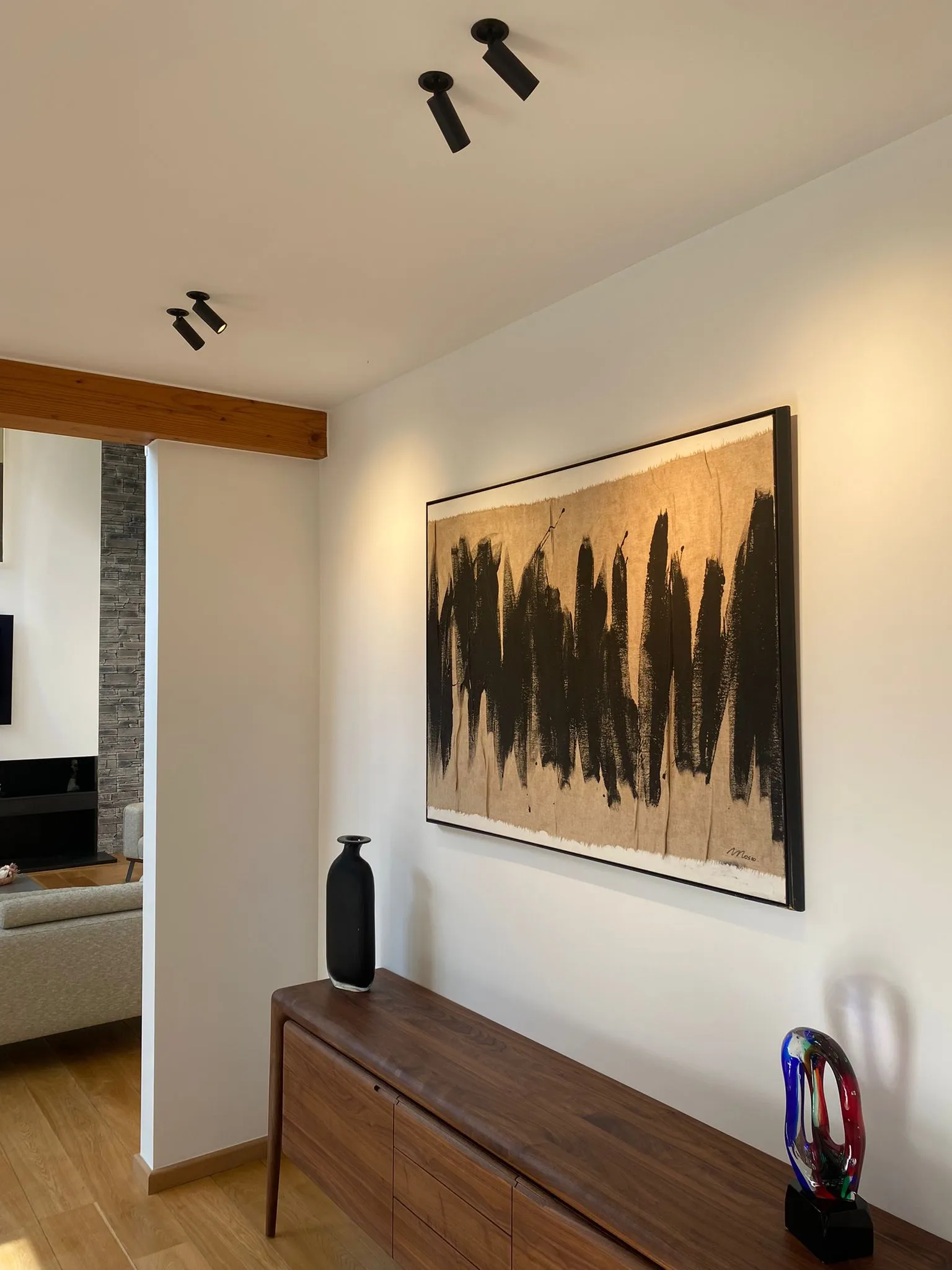 Detail salon — Villa contemporaine, Lille, Lille