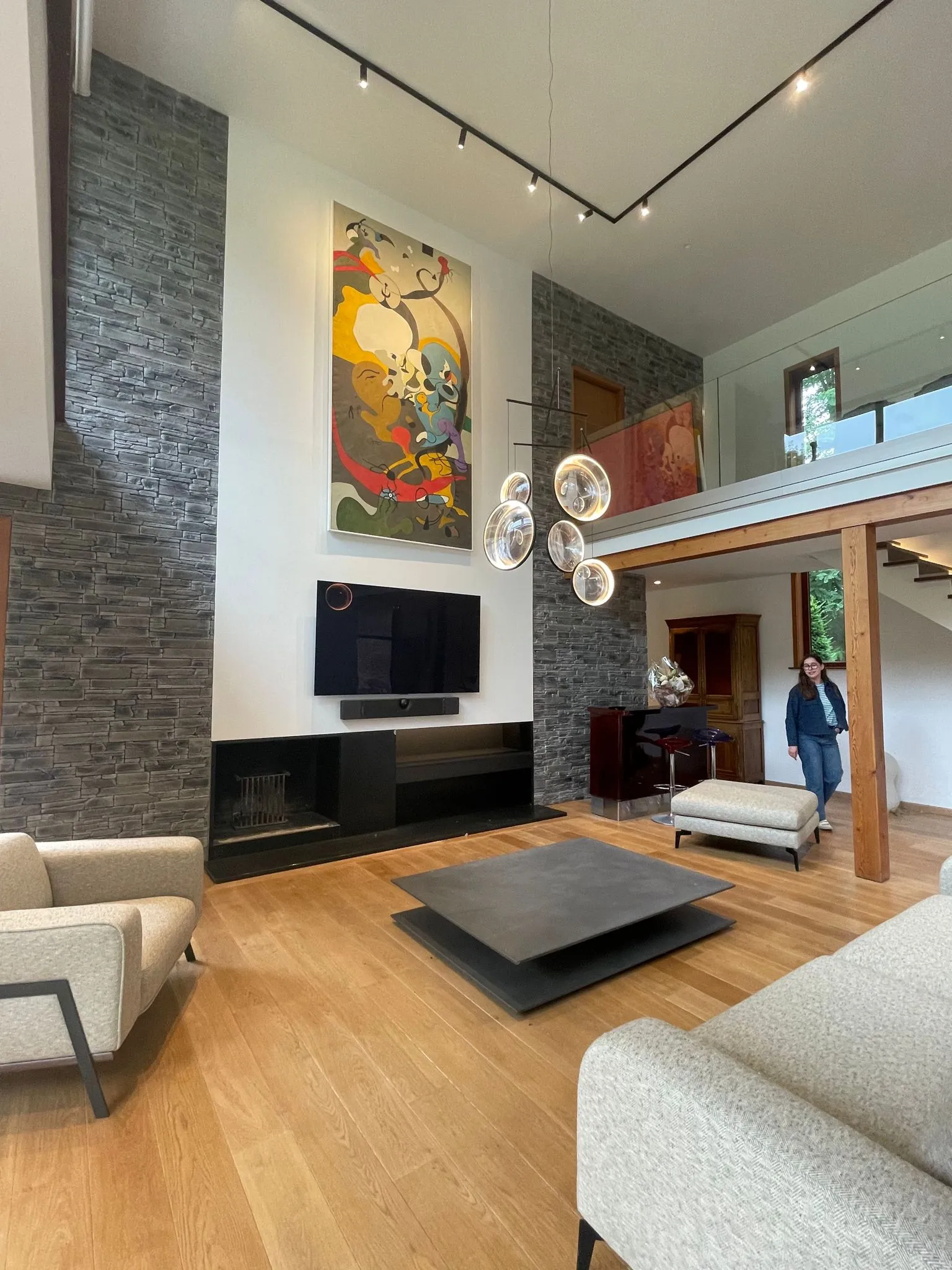 Salon — Villa contemporaine, Lille