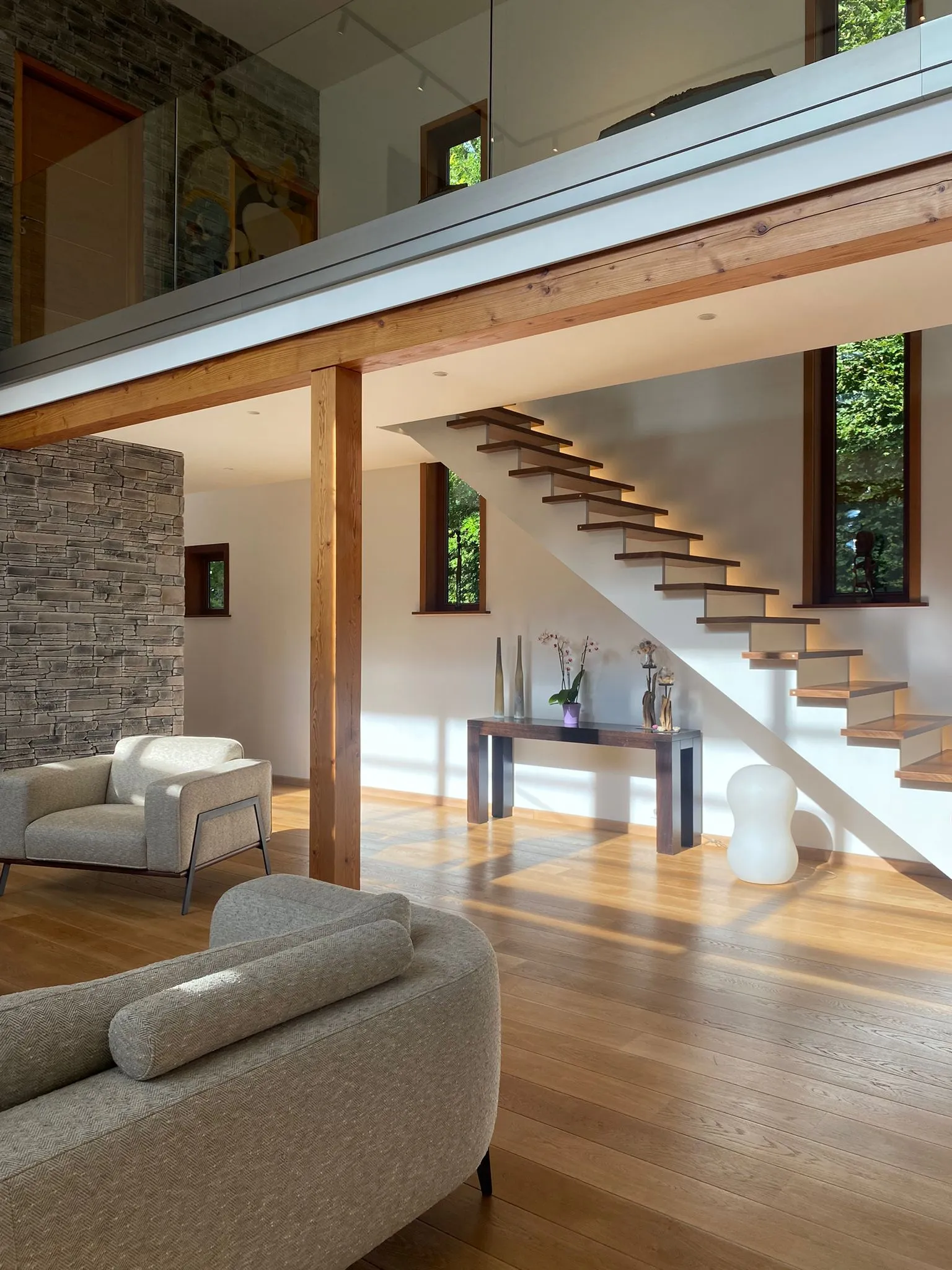 Vue escalier — Villa contemporaine, Lille, Lille