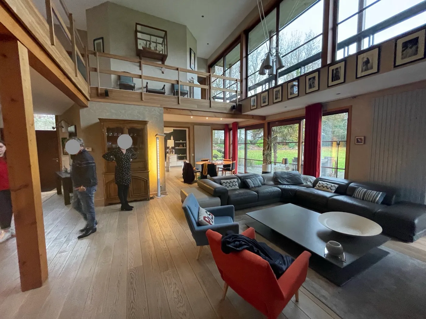 Avant travaux : Sejour ouverture jardin — Villa contemporaine, Lille, Lille